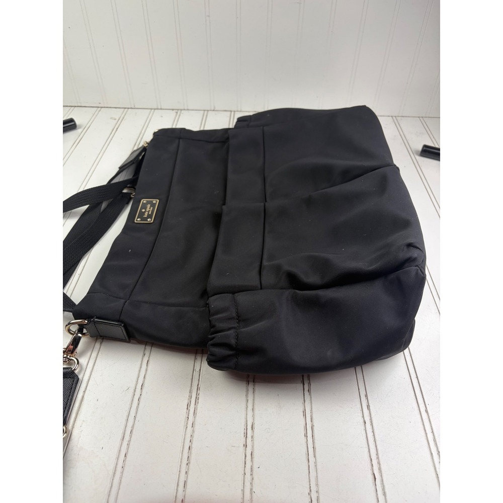 Kate Spade New York Black Nylon Diaper Crossbody Messenger Bag - Picture 5 of 11